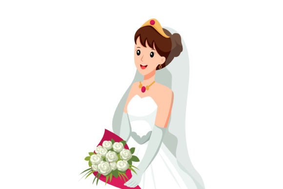 Designing Elegance with Pretty Bride at Wedding Character