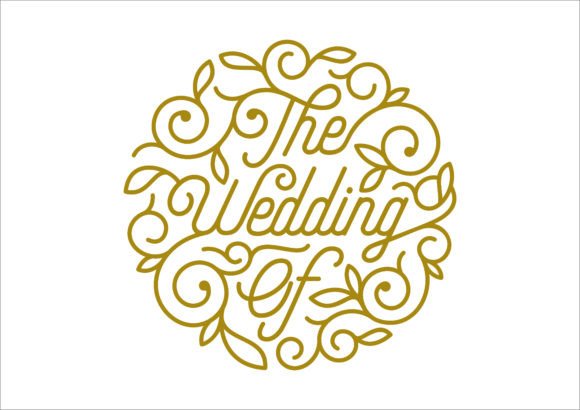 Elegant Script: The Wedding of Ornament Typography for Invitations
