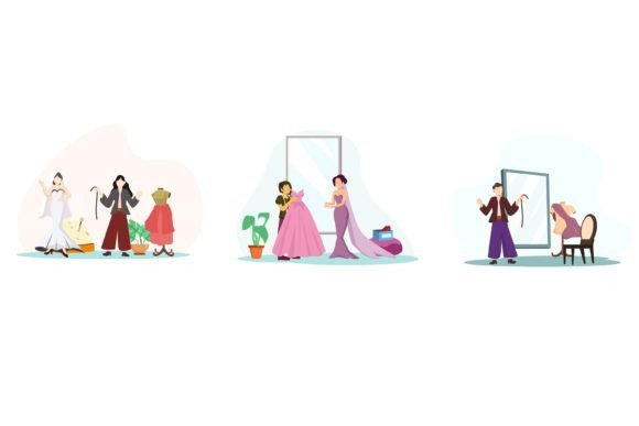 Fashion Wedding Flat Bundle Design: A Designer's Toolkit