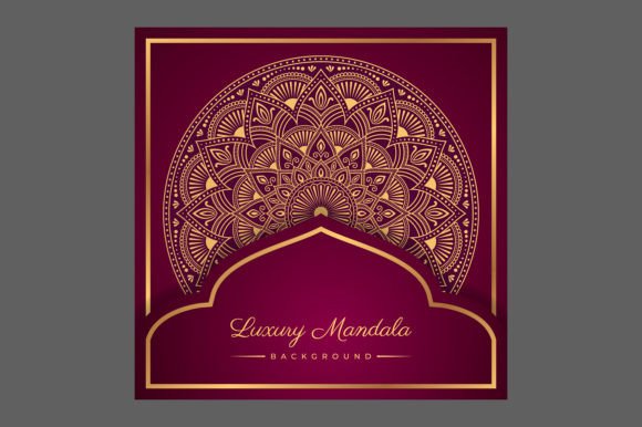 Golden Arabesque: Designing with Ornate Mandala Patterns