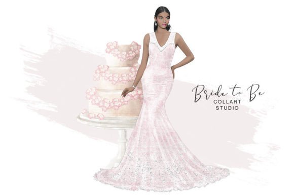 Hand-Drawn Bride to Be Clip Art: Your Secret for Stunning Wedding Graphics