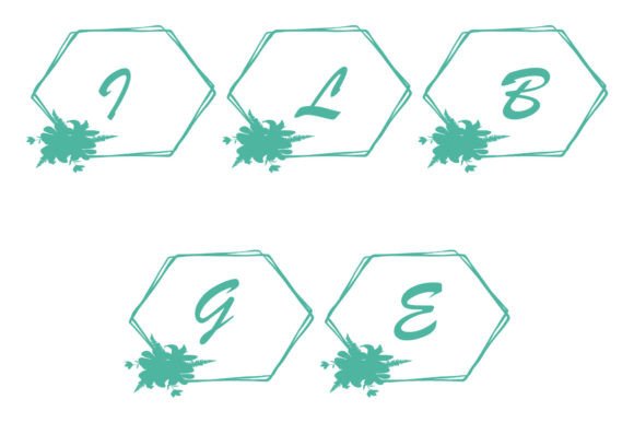 Hexagon Design Wedding Monogram: A Modern Symbol of Union