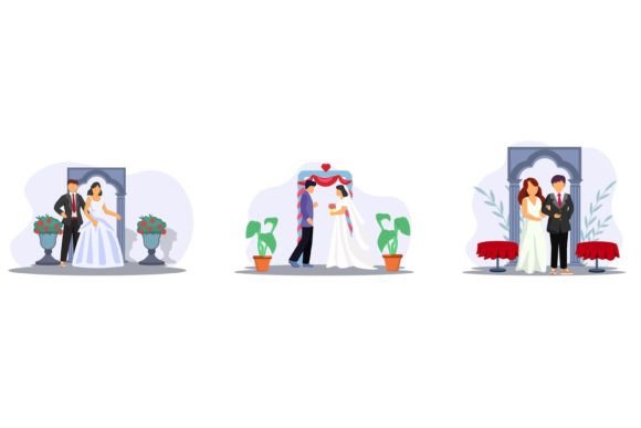 Wedding Ceremony: A Complete Vector Bundle for Elegant Design